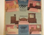 1986 Sears Bedroom Sale Print Ad Advertisement pa22 - $6.92