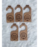 Baby Nursery Closet Dividers Handmade Wood Baby Clothes Size Closet Markers - £9.42 GBP