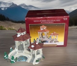 Santa&#39;s Workbench Collection - Accessories - Porcelain Park Gazebo 566-6789 +Box - £57.67 GBP