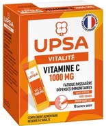 Vitamin C 1000mg Vitality By UPSA-10 Dose Sachets to Reduce Fatigue - £15.72 GBP