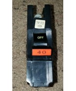 Federal Pacific Electric FPE NA120 1P40a Stab Lok Circuit Breaker Full 1... - €16,15 EUR
