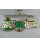 Danbury Mint Irish Blessing Christmas Ornaments 3 Pc  Castle Horseshoe a... - €25,28 EUR