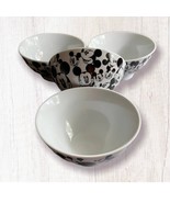 Disney Mickey Mouse Set of (4) &#39;Faces&#39; Design Cereal/Salad Bowls-NEW - $43.03 CAD