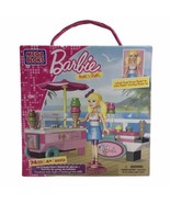 2012 Barbie Mega Bloks Ice Cream Cart Stand Toy 74 Pieces New In Box - $231.60 MXN