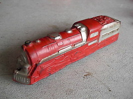RARE Vintage 1940s Arcor Toys Red Rubber Locomotive  and Tender - £66.17 GBP