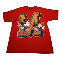 Disney Mickey Unlimited Jerry Leigh Shirt Mens Red Crew Neck Short Sleeve Tee - £14.41 GBP