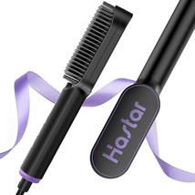 Hastar Hair Straightner Electric Heat Hot Comb Ceramic Negative Ion Brush Straig - $18.70