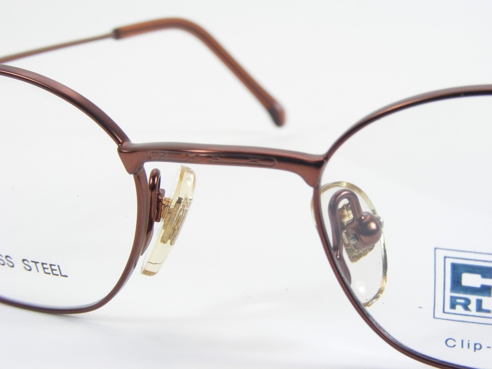 Vintage CHAPS Ralph Lauren 52 C1H RUSSET EYEGLASSES GLASSES FRAME 45-21-130 mm Item image 8
