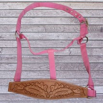 Abetta Bronc Nose Nylon Halter Pink Horse Size - $16.99