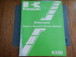 1986 86 KAWASAKI KX60 KX60-B2 KX 60 KX60B2 OWNER&#39;S OWNER SERVICE MANUAL #9 - £8.95 GBP