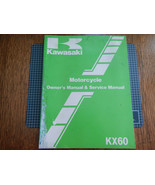1986 86 KAWASAKI KX60 KX60-B2 KX 60 KX60B2 OWNER&#39;S OWNER SERVICE MANUAL #9 - $15.59 CAD