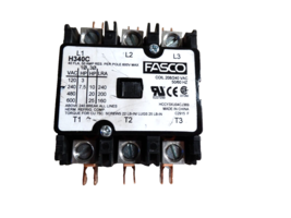 FASCO H340C Definite Purpose Contactor (3 Pole, 40A, 120V) NEW - $29.70