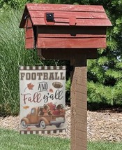 Football and Fall Y&#39;all  Double Sided Garden Flag ~ 12&quot; x 18&quot; ~ NEW! - £9.50 GBP