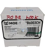 MOEN Zarina Robe Hook Chrome Towel Holder for Bathroom Single YB6003CH - $433.52 MXN