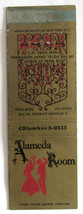 Alameda Room in Hotel Great Northern - New York, NY Restaurant Matchbook Cover - £1.39 GBP