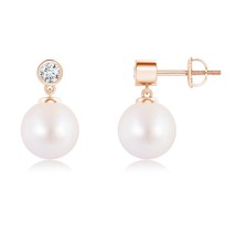 Authenticity Guarantee

ANGARA Japanese Akoya Pearl Drop Earrings with Bezel ... - £670.64 GBP