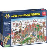NEW Jumbo Jigsaw Puzzle 1000 Pieces 20075 Jan van Haasteren Santa&#39;s Village - $39.51 CAD