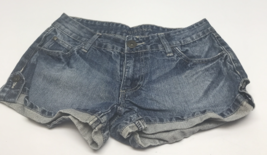 Arizona Jean Company Medium Wash Blue Denim Shorts Junior Size 5 KG - $11.88