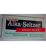 Vintage Alka-Seltzer 2 Avon Gentleman’s Fragranced Soaps 2.5 OZ NEW-OLD ... - $4.99