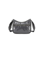 LeSportsac Iron Spark Classic Hobo Bag, Iridescent Metallic Glitter Grey... - $86.99