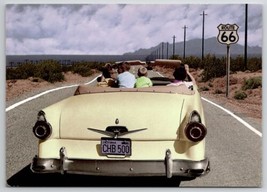 Route 66 Old Car California Family On America&#39;s Highway Nostalgic Postcard F37 - $7.95