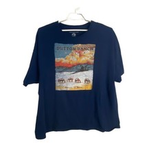 Yellowstone Womens Shirt Adult Size 3xl Blue Dutton Ranch Tee Blue Short... - £17.48 GBP