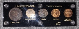 U.S. One Cent Type Set in A Capital Plastic Holder.  20240006 - £70.81 GBP