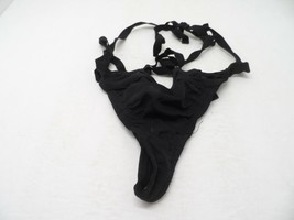 Adore Me Women&#39;s Risque Thong Panty 00462 Black Size XL - $4.74