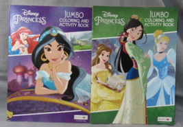 Disney Princess Color Activity Books Set of 2 2019 Bendon Tear Share Pages NEW - $5.89