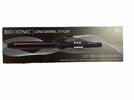 Bio Ionic Long Barrel Curling Iron 1.25&quot; Pro Styler Brand New - £66.27 GBP