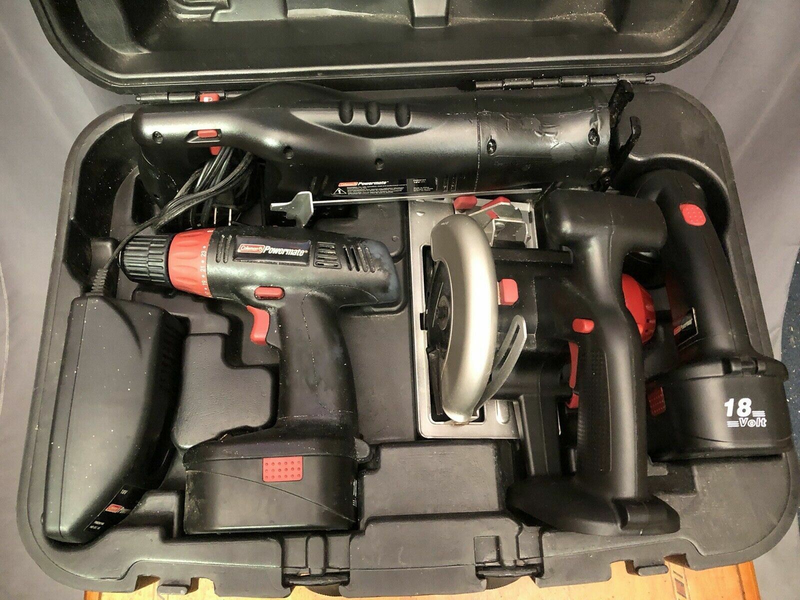 Coleman powermate 18v tool set sale