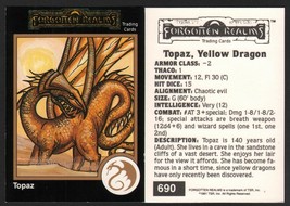 1991 TSR AD&amp;D Gold Border RPG Art Card #690 Dungeons &amp; Dragons Forgotten Realms - £5.53 GBP