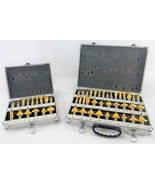 50 Piece EDM ROUTER BIT SET - 1/2&quot; Shank Tungsten Carbide Edges in Alumi... - €55,56 EUR