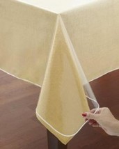 Clear Tablecloth Protector Oblong 60 x 108in Protect Your Fine Linen and... - £10.72 GBP
