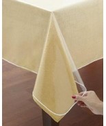 Clear Tablecloth Protector Oblong 60 x 108in Protect Your Fine Linen and... - £10.79 GBP