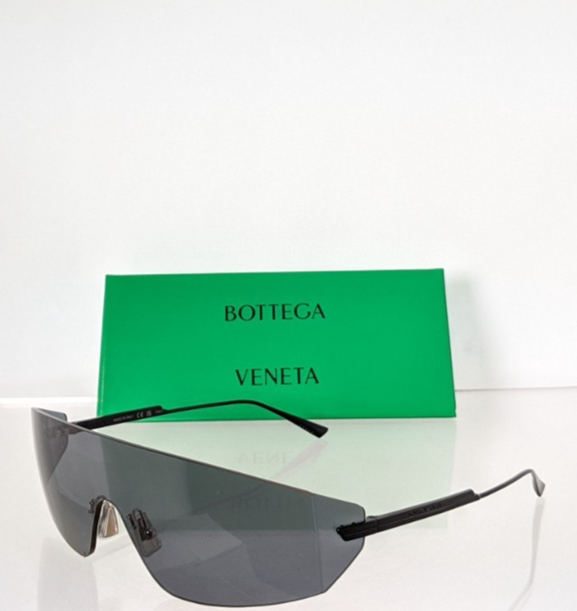 Brand New Authentic Bottega Veneta Sunglasses BV 1299 002 99mm Frame - $216.31