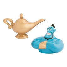 Walt Disney Aladdin Movie Abu and Lamp Ceramic Salt &amp; Pepper Shakers Set... - $19.34