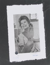Sophia Loren Portrait Imprimé Par Fairchild Paris Artiste Preuve - £137.27 GBP