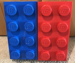 (2) Lego Brick Box Storage Containers by Room Copenhagen Size 8 Bricks - £84.99 GBP