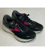 BROOKS Ghost 14 Women&#39;s Running Shoe Size 10 (Black/Pink) USED - $47.02