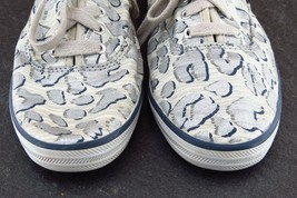 Keds Size 5.5 M Gray Lace Up Fashion Sneakers Fabric Women Shoe c14614444 - £15.78 GBP