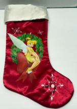 Disney Tinkerbell 18&quot; Satin Christmas Stocking - $4.95