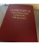 Webster&#39;s New Riverside University Dictionary by Noah Webster (1984, Har... - £3.68 GBP