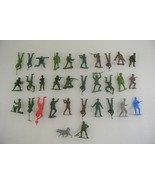 Toy Soldiers Lot of 32 Vintage Army Men MPC Made in Hong Kong Also Cowbo... - £28.15 GBP
