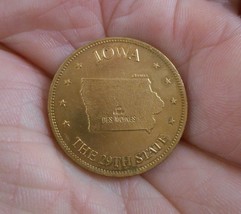 Shell’s States of the Union Coin Game, Version 1 - Bronze Collector’s Coin~ IOWA - £7.66 GBP