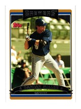 2006 Topps #9 Damian Miller Milwaukee Brewers - $4.00