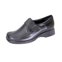 24 HOUR COMFORT Gail Women&#39;s Wide Width Durable Cushioned Leather Slip O... - $59.95