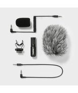 Heyday™ Cardioid Lavalier Microphone Black 3.5mm Jack Omnidirectional - $20.04 CAD