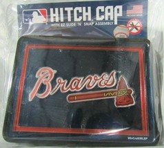 MLB Atlanta Braves Laser Cut Trailer Hitch Cap Cover Universal Fit WinCraft - £20.52 GBP