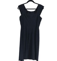 Anthropologie COREY LYNN CALTER Womens Dress Sleeveless Black Wool Blend Sz 8 - £23.01 GBP